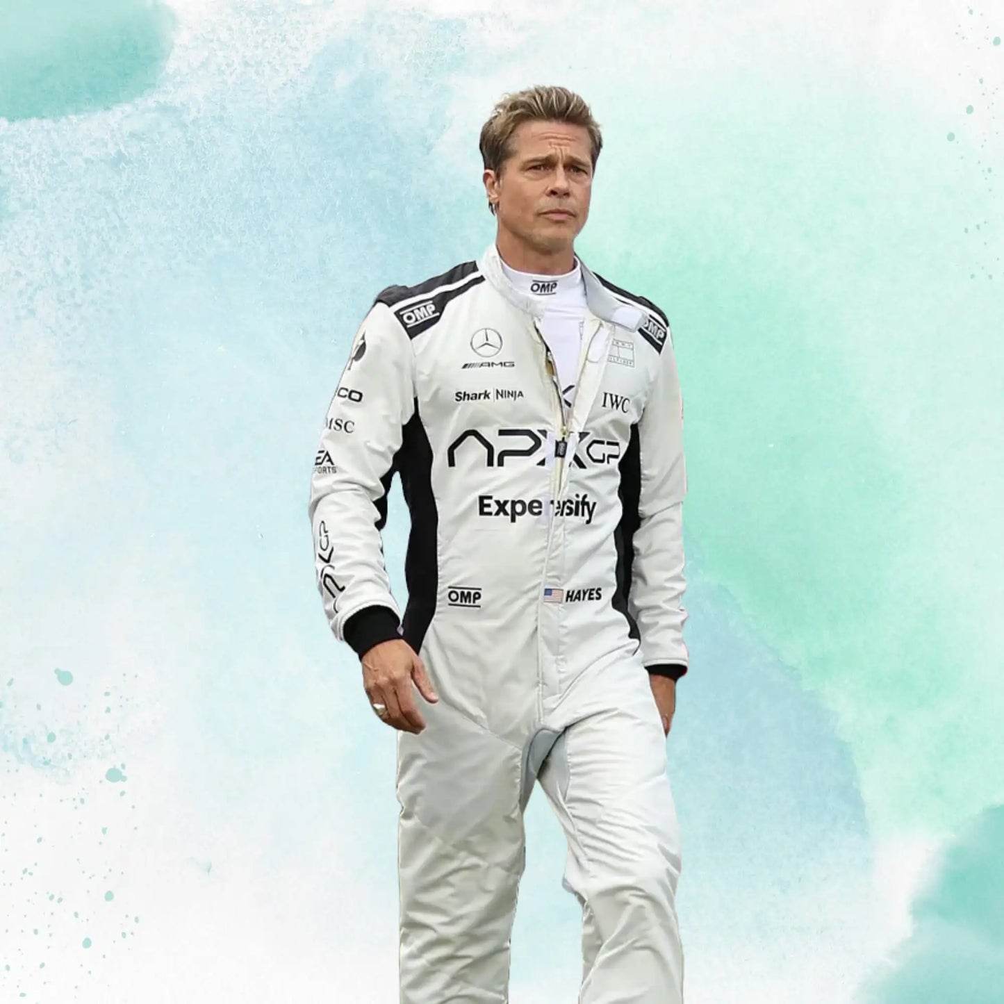 2025 Brad Pitt Formula One The Movie APX GP F1 The Movie Replica Racing Suit - view 2