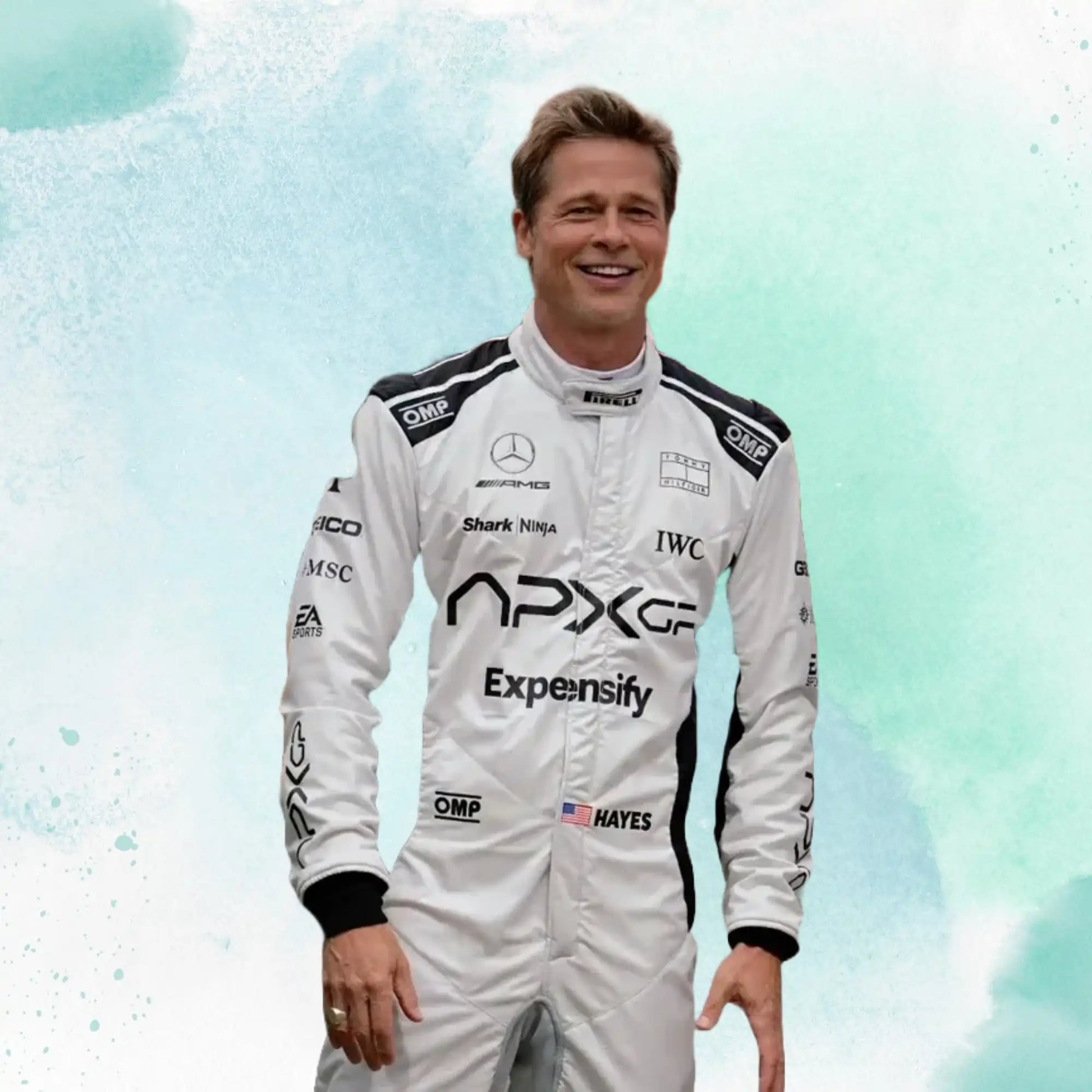 2025 Brad Pitt Formula One The Movie APX GP F1 The Movie Replica Racing Suit - view 3