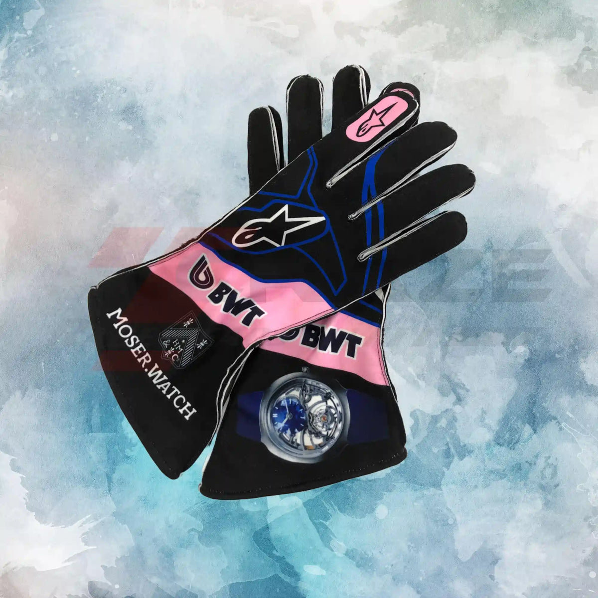 2025 BWT Alpine F1 Gloves / New BWT Alpine F1 Gloves Replica Race Gloves - view 1