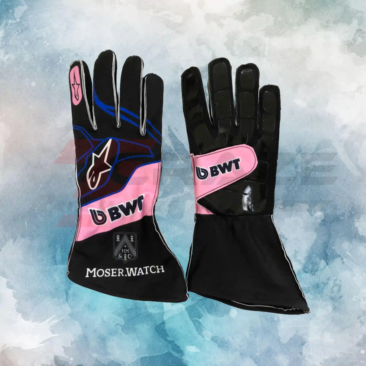 2025 BWT Alpine F1 Gloves / New BWT Alpine F1 Gloves Replica Race Gloves - view 3