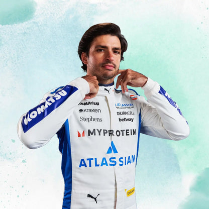 2025 Carlos Sainz & Alexander Albon F1 Team Williams Racing Replica Racing Suit - view 11