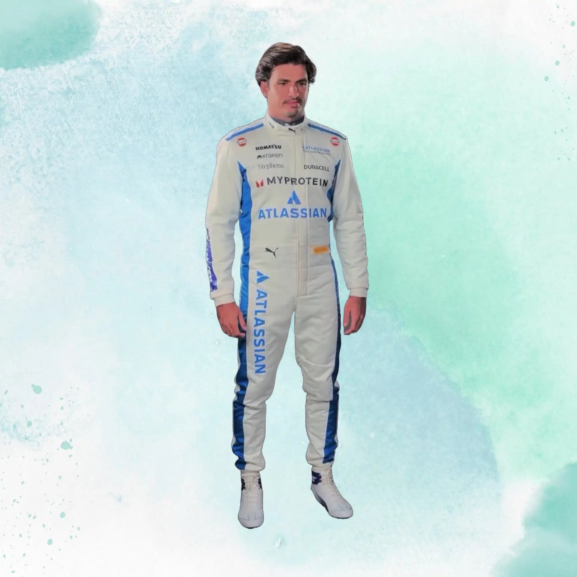 2025 Carlos Sainz & Alexander Albon F1 Team Williams Racing Replica Racing Suit - view 16