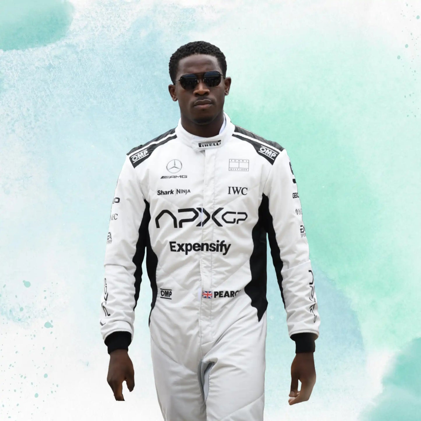2025 Damson Idris Formula One The Movie APX GP F1 The Movie Replica Racing Suit - view 1