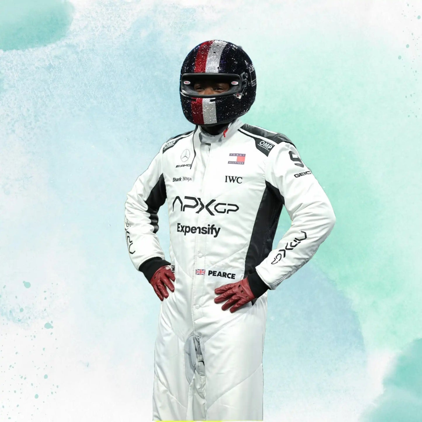 2025 Damson Idris Formula One The Movie APX GP F1 The Movie Replica Racing Suit - view 2