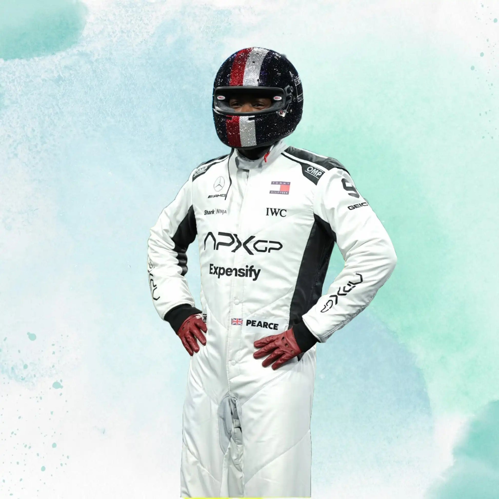 2025 Damson Idris Formula One The Movie APX GP F1 The Movie Replica Racing Suit - view 2