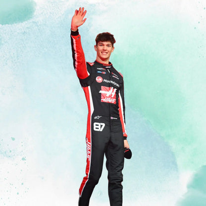 2025 Esteban Ocon & Oliver Bearman MoneyGram Haas F1 Team Replica Racing Suit - view 10