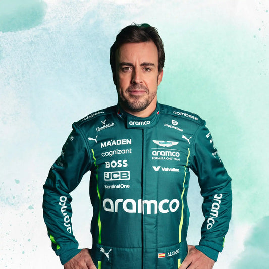 2025 Fernando Alonso Aston Martin F1 Team Replica Racing Suit - view 2