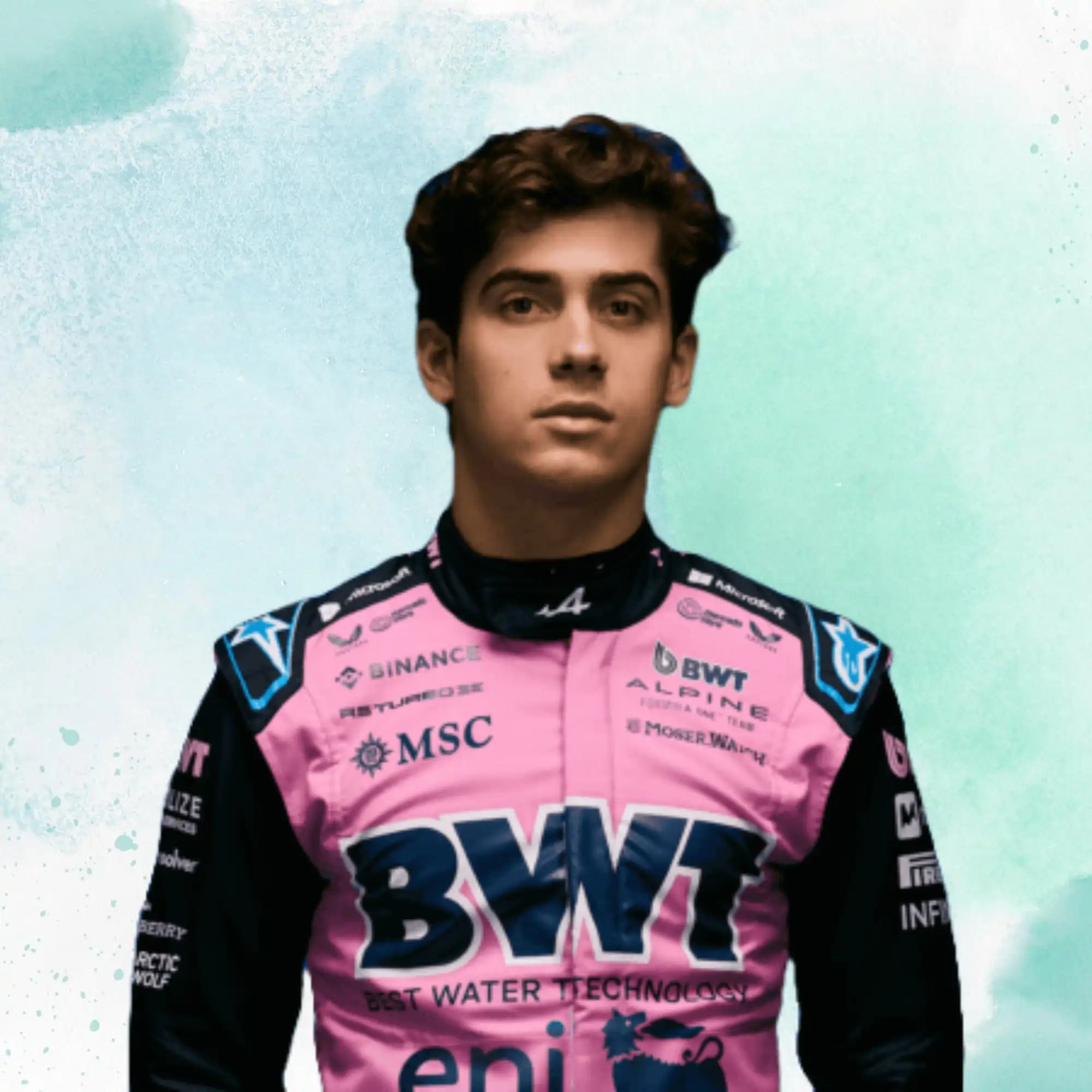 2025 Franco Colapinto BWT Alpine F1 Team Replica Racing Suit - view 3