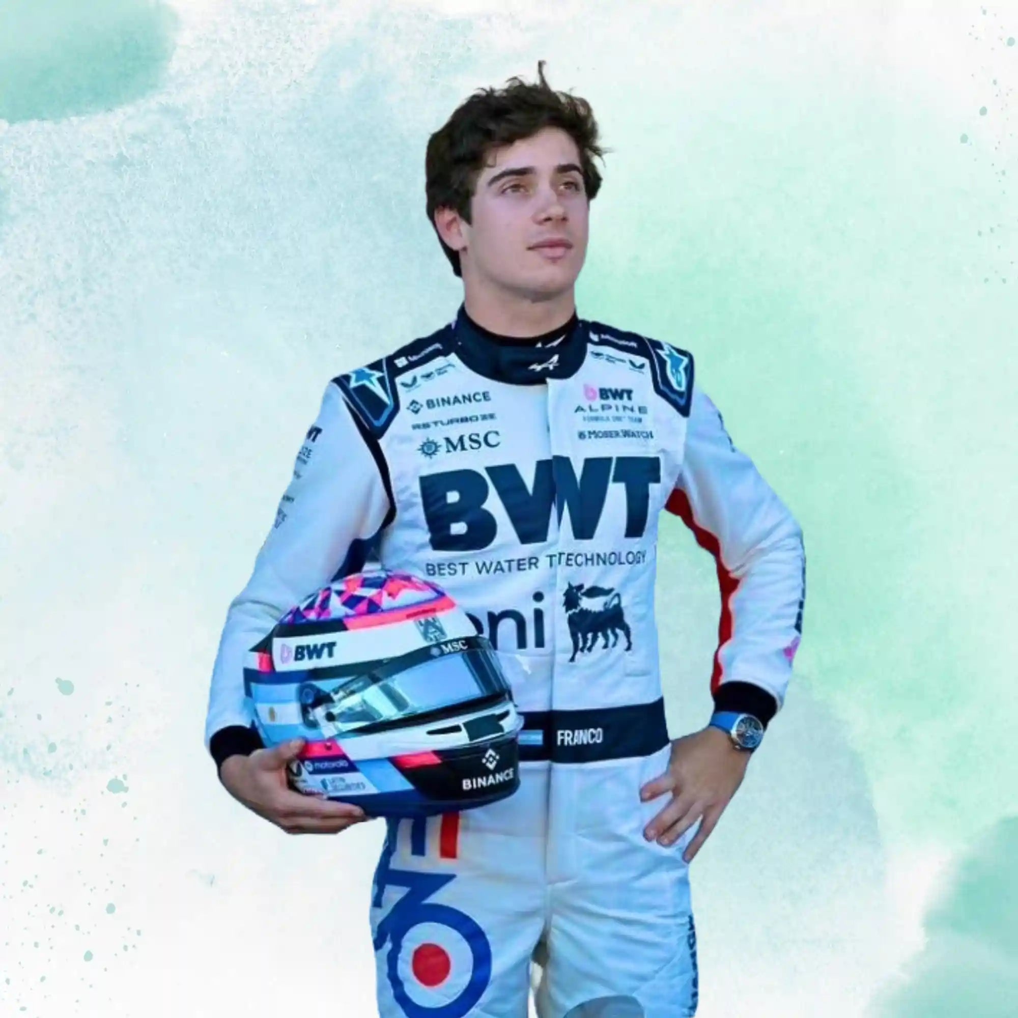 2025 Franco Colapinto Spanish GP BWT Alpine F1 Team Replica Racing Suit - view 3