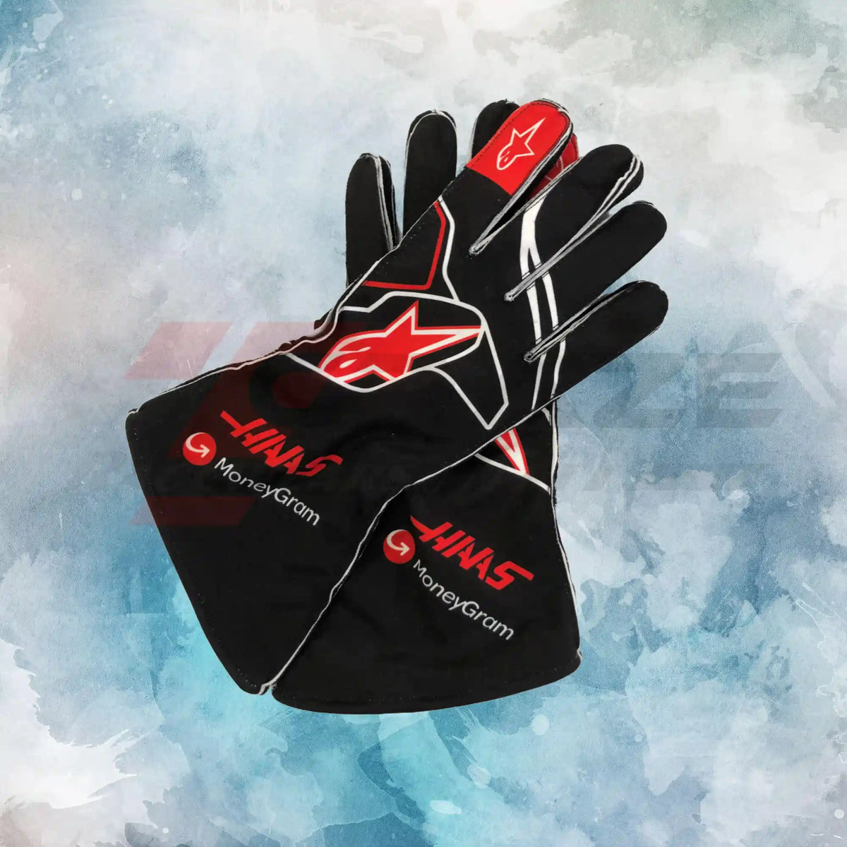 2025 Haas F1 Team Gloves / New MoneyGram Haas F1 Team Replica Race Gloves - view 1