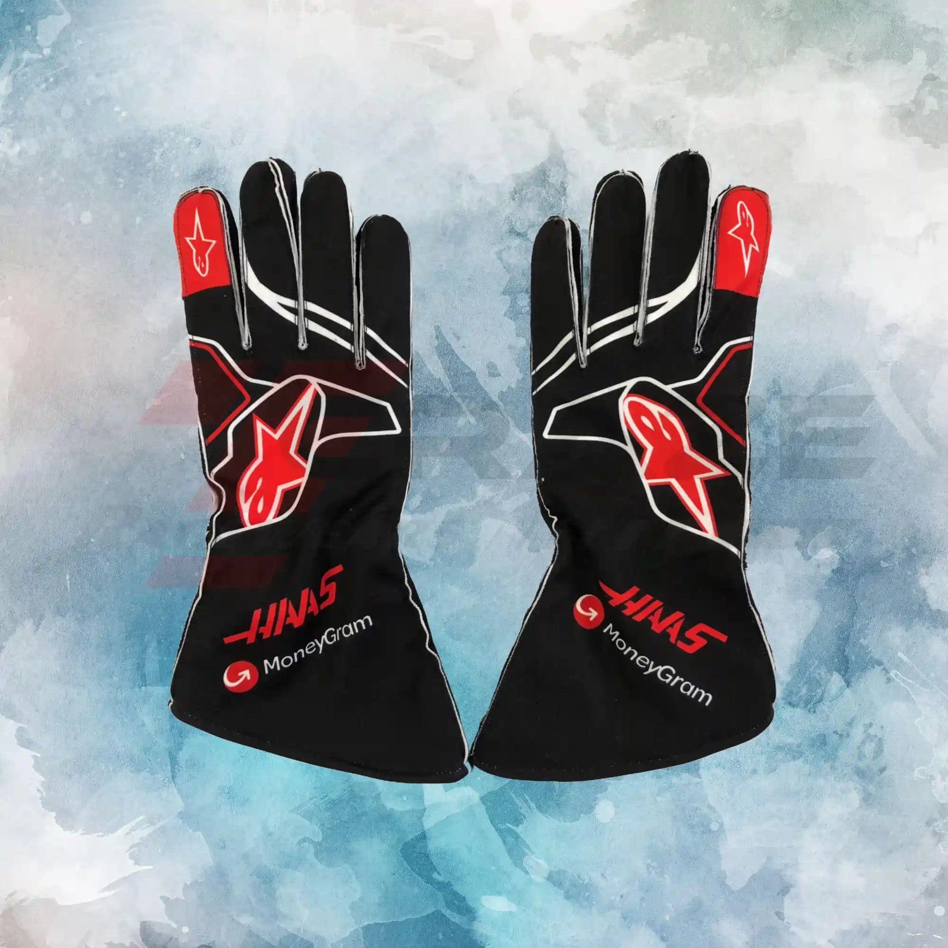 2025 Haas F1 Team Gloves / New MoneyGram Haas F1 Team Replica Race Gloves - view 2