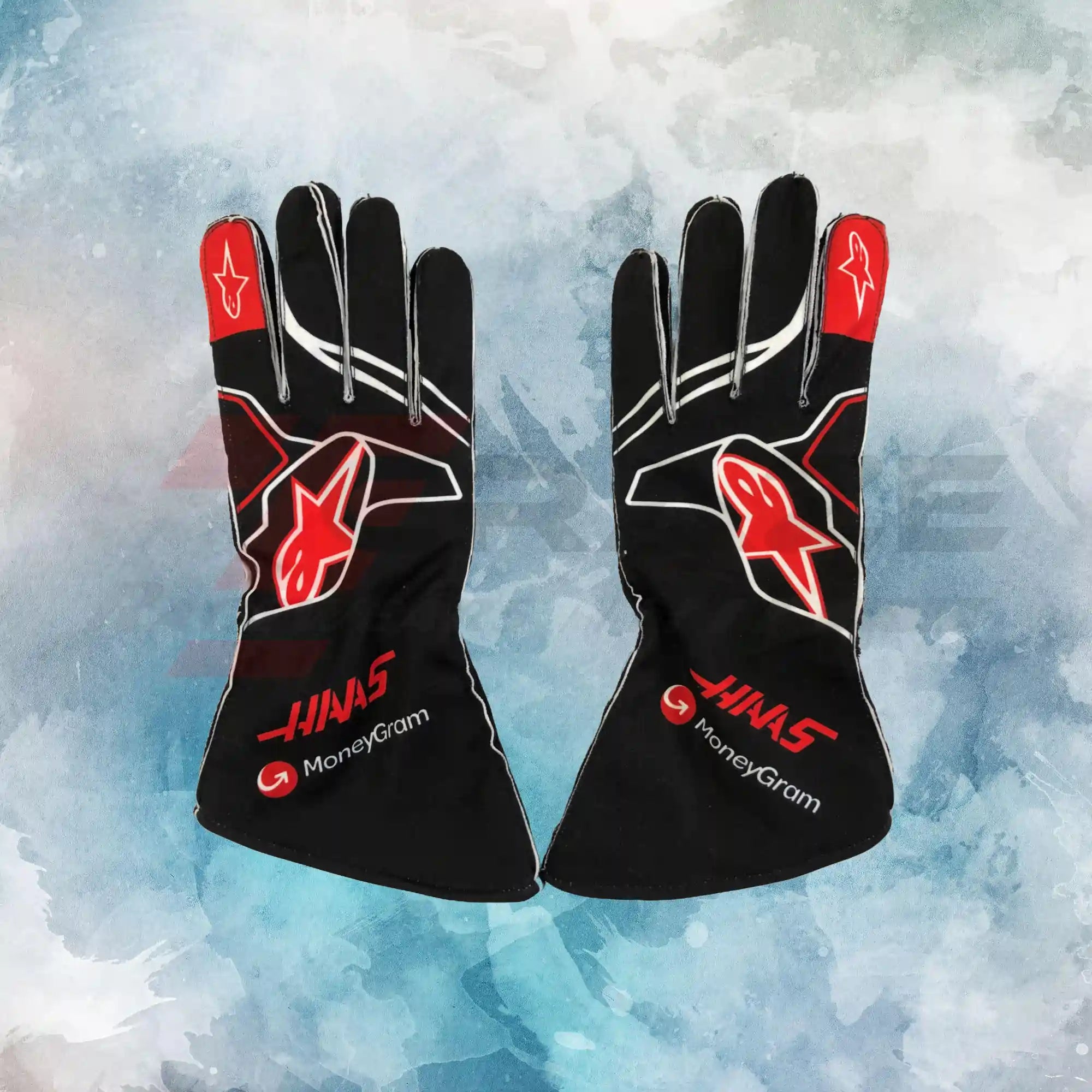 2025 Haas F1 Team Gloves / New MoneyGram Haas F1 Team Replica Race Gloves - view 2