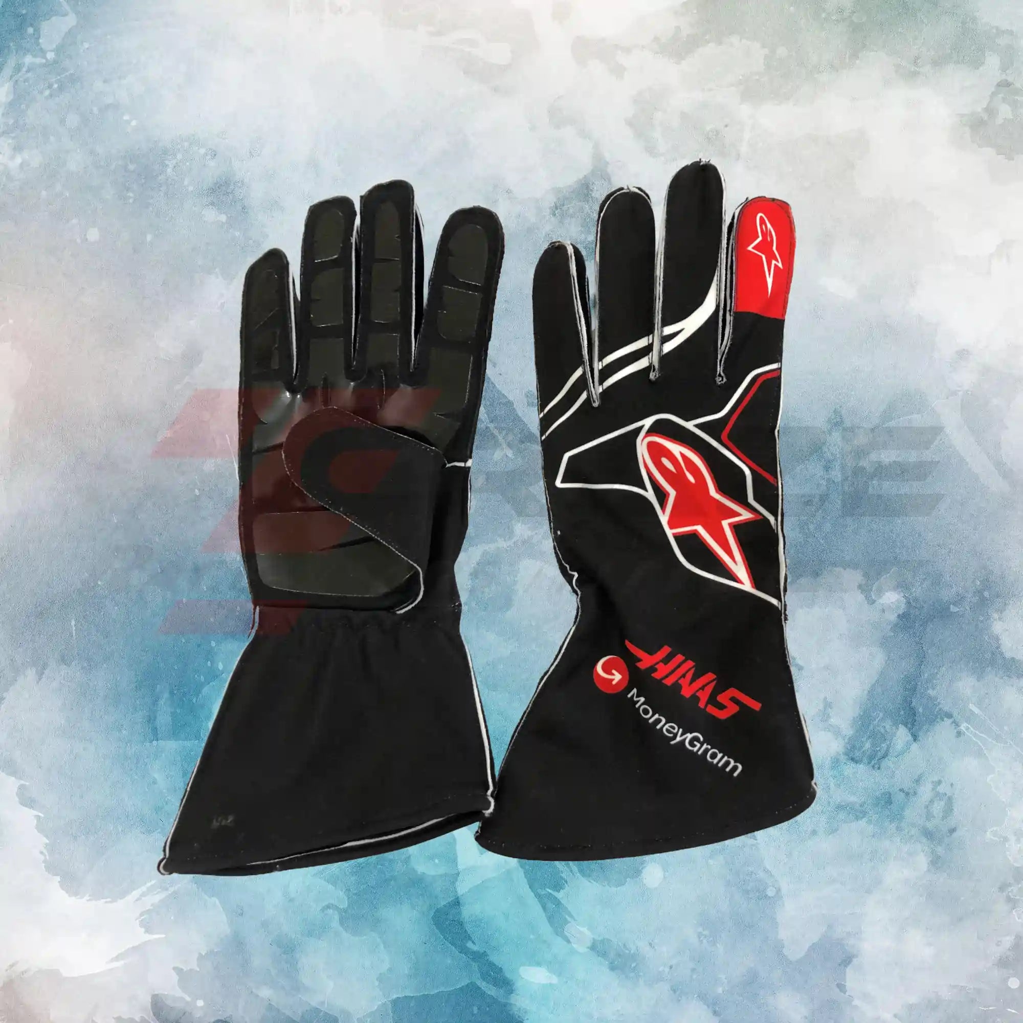 2025 Haas F1 Team Gloves / New MoneyGram Haas F1 Team Replica Race Gloves - view 3