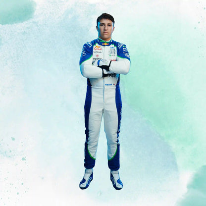 2025 Isack Hadjar Visa Cash App RB Formula One Team Replica Racing Suit - view 2