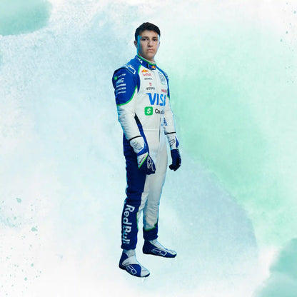 2025 Isack Hadjar Visa Cash App RB Formula One Team Replica Racing Suit - view 4