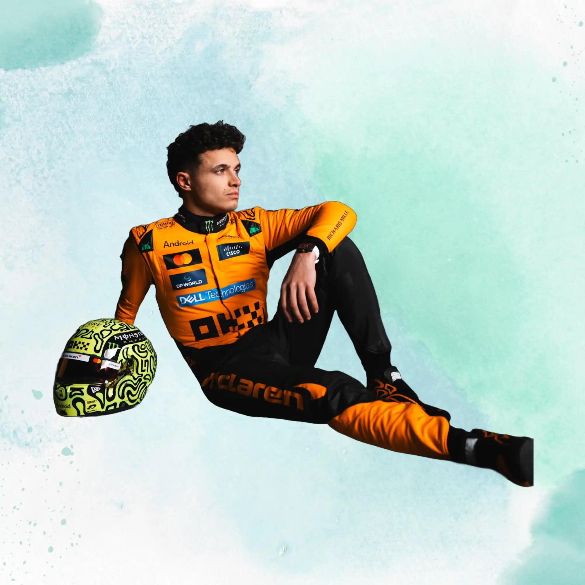 2025 Lando Norris & Oscar Piastri McLaren F1 Team Replica Racing Suit - view 6