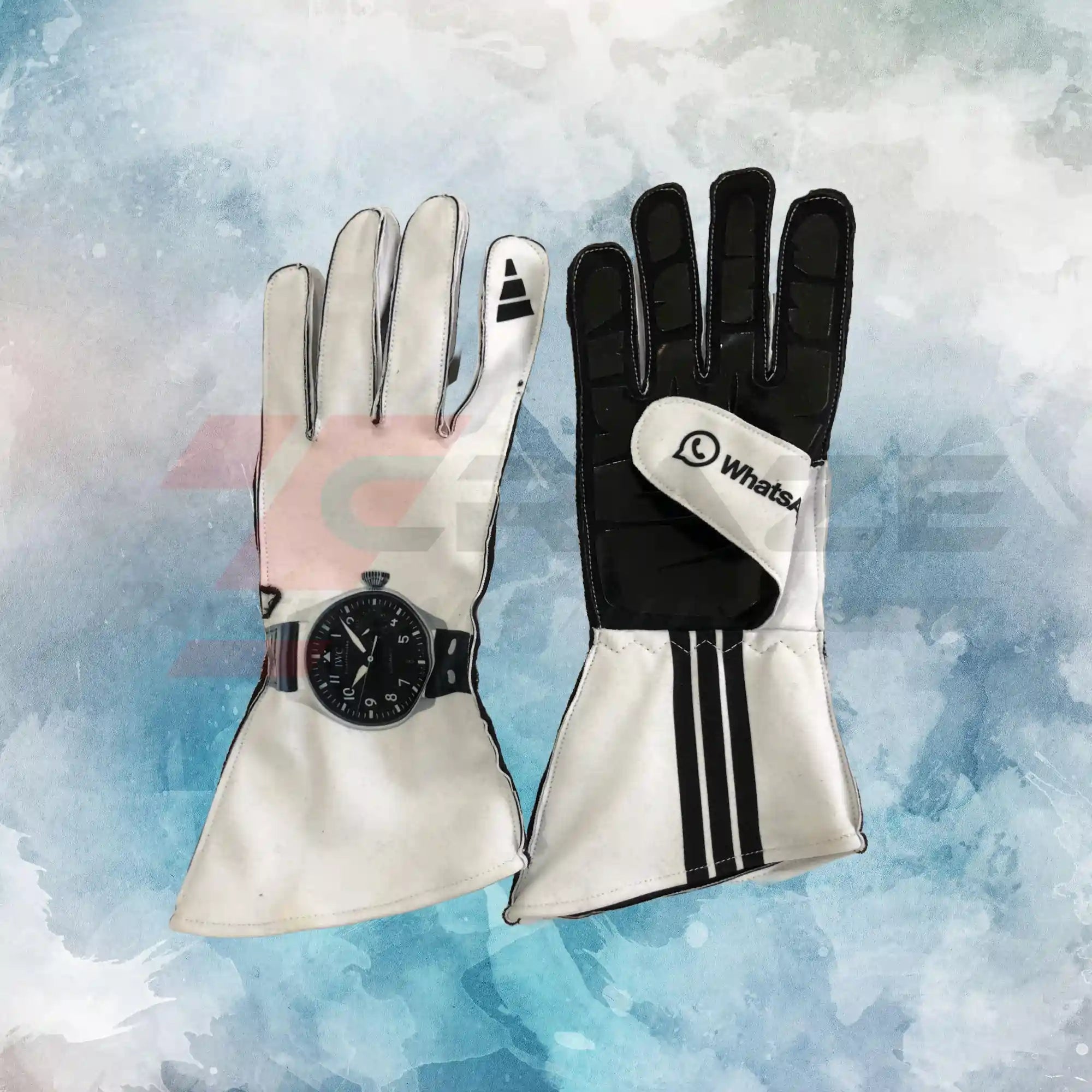 2025 Mercedes-AMG Petronas F1 Team Gloves / New Mercedes-AMG Petronas Replica Race Gloves - view 3