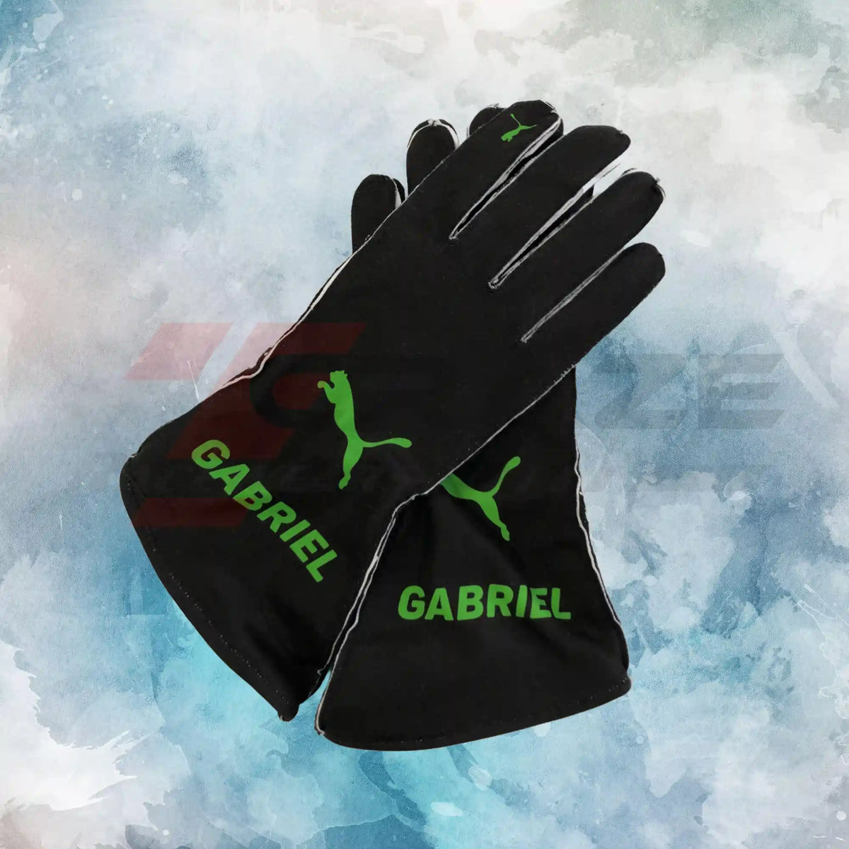 2025 New Kick Sauber F1 Racing Team Gloves / New Gabriel Bortoleto Kick Sauber Formula One Racing Gloves - view 1