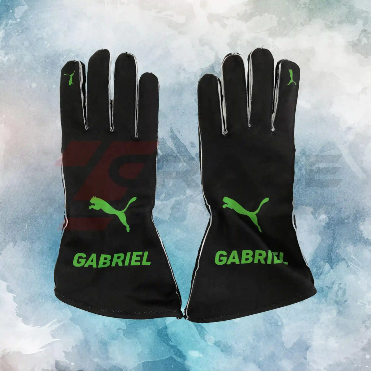 2025 New Kick Sauber F1 Racing Team Gloves / New Gabriel Bortoleto Kick Sauber Formula One Racing Gloves - view 2