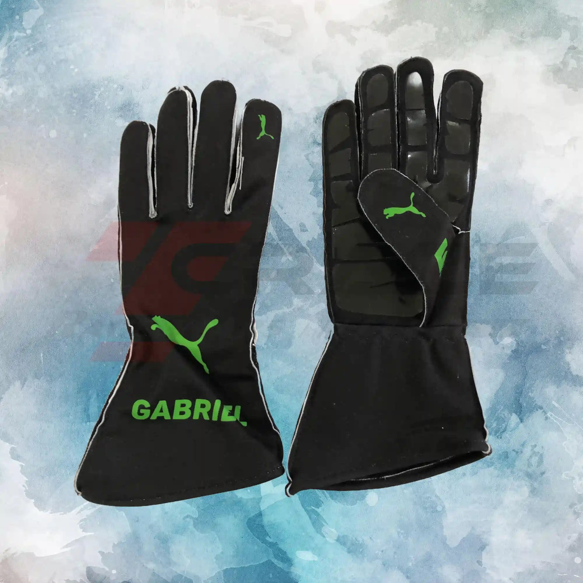 2025 New Kick Sauber F1 Racing Team Gloves / New Gabriel Bortoleto Kick Sauber Formula One Racing Gloves - view 3