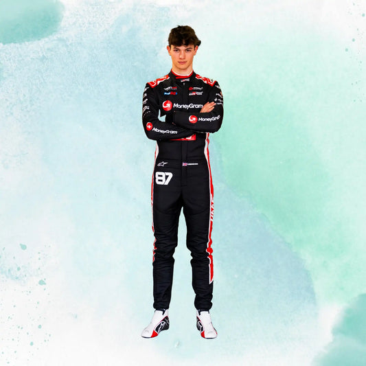 2025 Oliver Bearman MoneyGram Haas F1 Team Replica Racing Suit - view 1