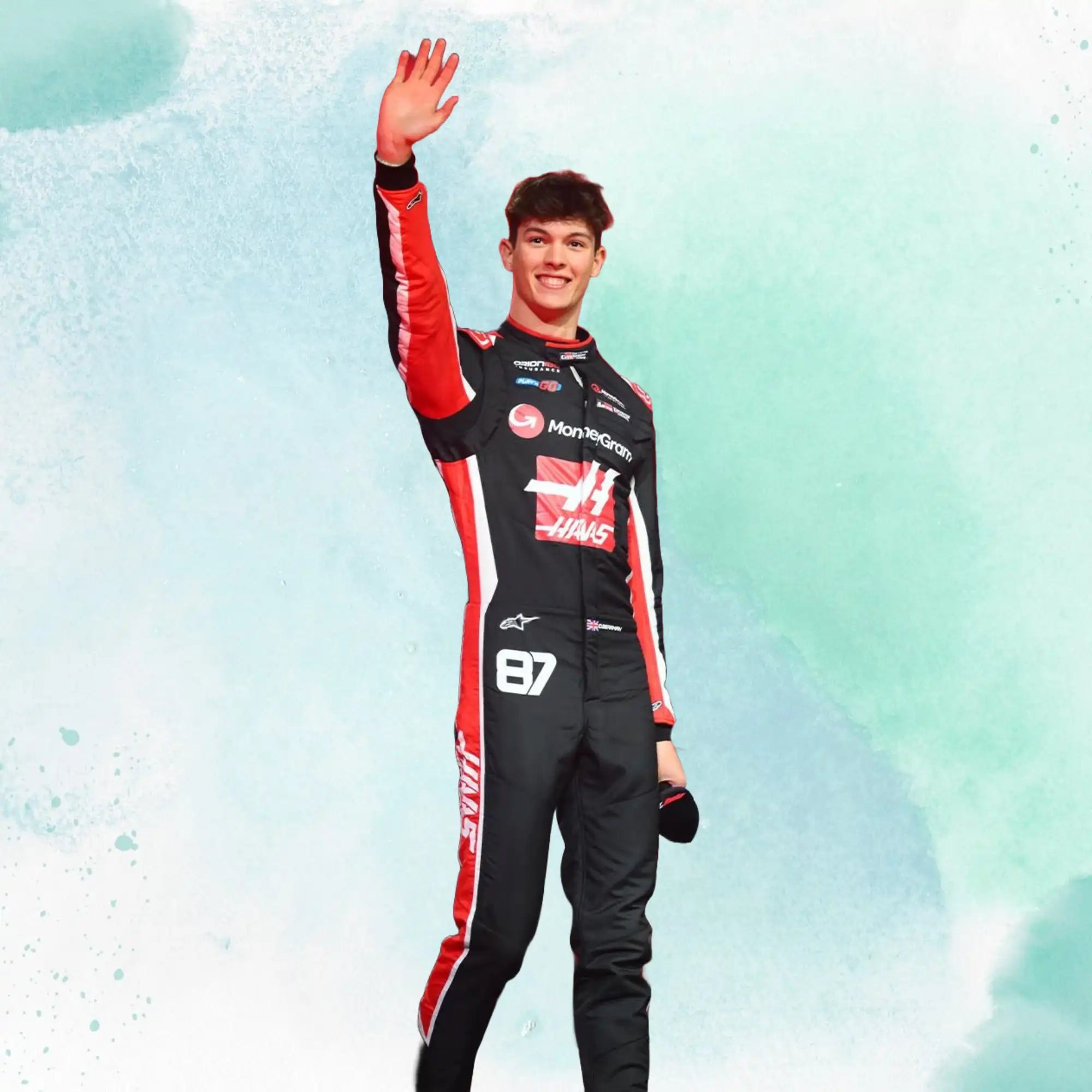 2025 Oliver Bearman MoneyGram Haas F1 Team Replica Racing Suit - view 4
