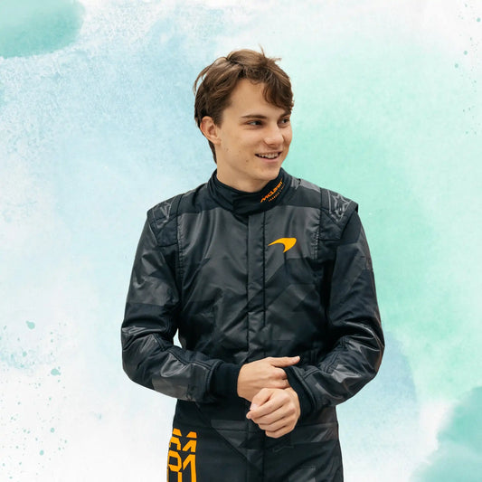 2025 Oscar Piastri Black McLaren F1 Team Replica Racing Suit - view 2