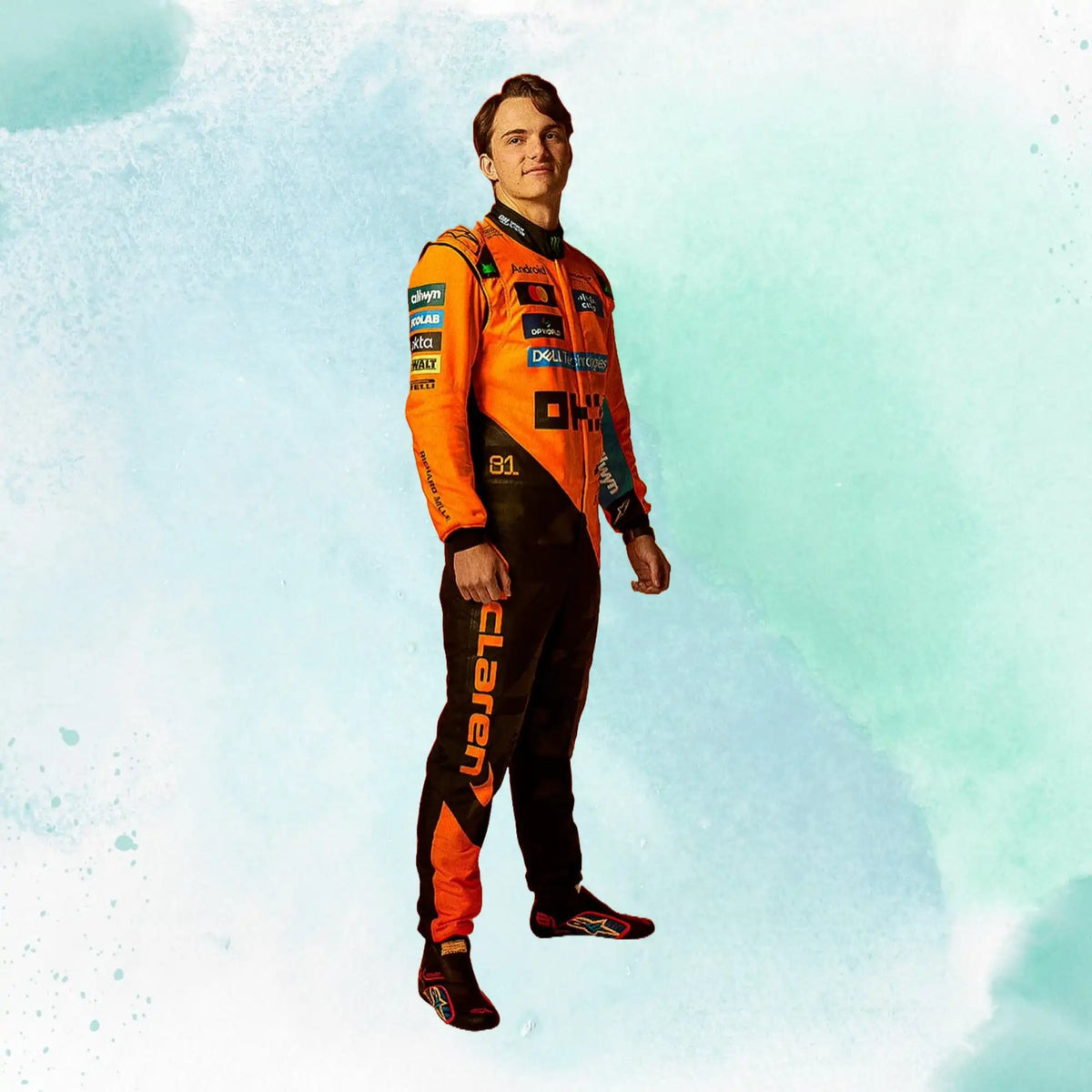 2025 Oscar Piastri McLaren F1 Team Replica Racing Suit - view 1