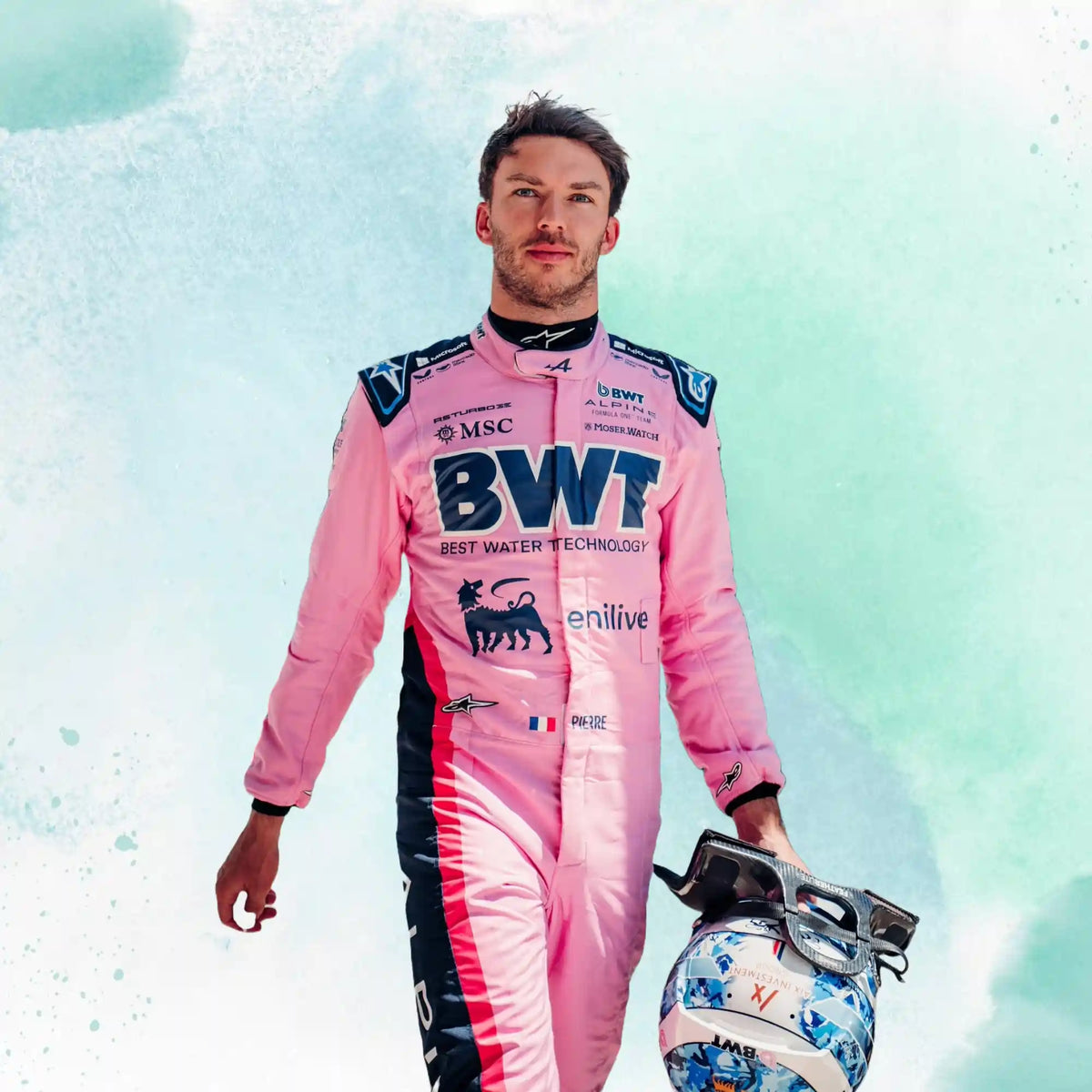 2025 Pierre Gasly Austrian Grand Prix BWT Alpine F1 Team Austrian GP Replica Racing Suit - view 1