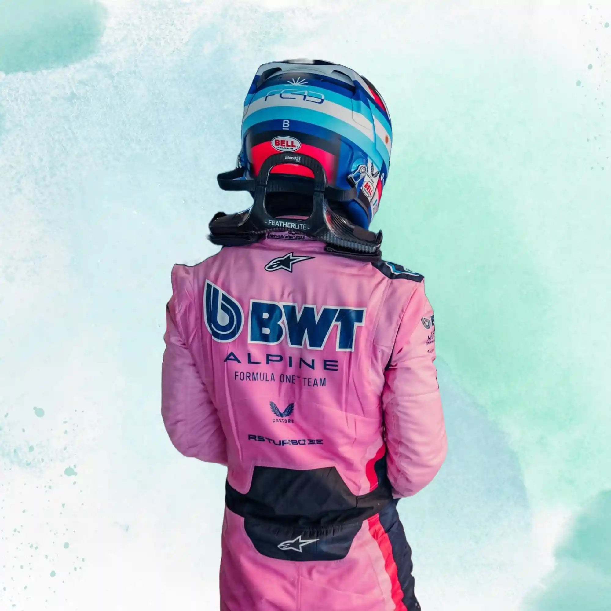 2025 Pierre Gasly Austrian Grand Prix BWT Alpine F1 Team Austrian GP Replica Racing Suit - view 3