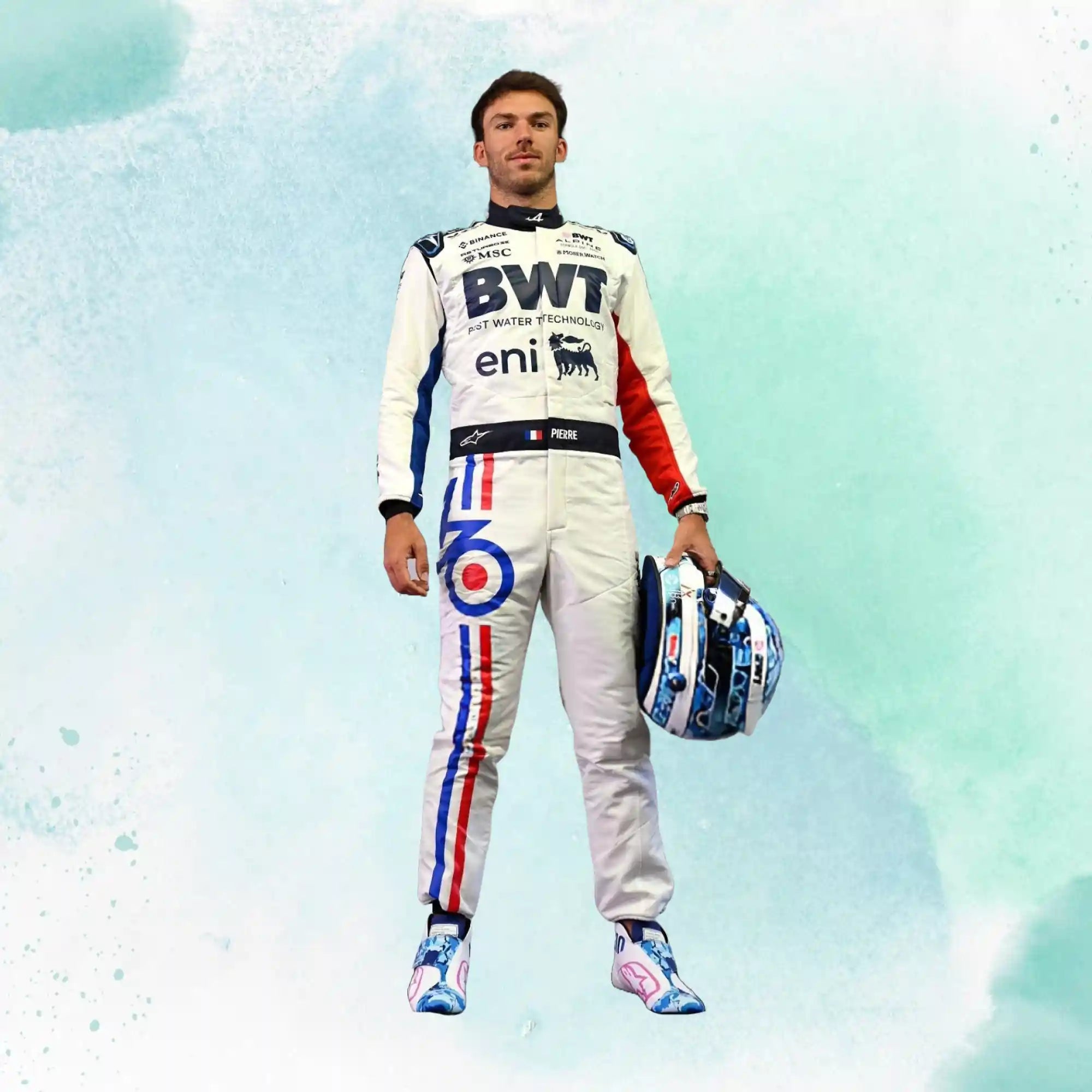 2025 Pierre Gasly Spanish Grand Prix BWT Alpine F1 Team Replica Racing Suit - view 1