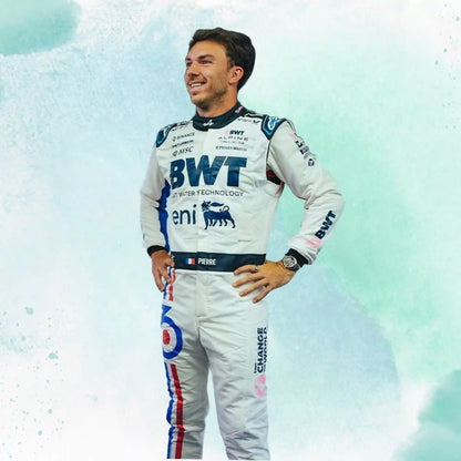 2025 Pierre Gasly Spanish Grand Prix BWT Alpine F1 Team Replica Racing Suit - view 3