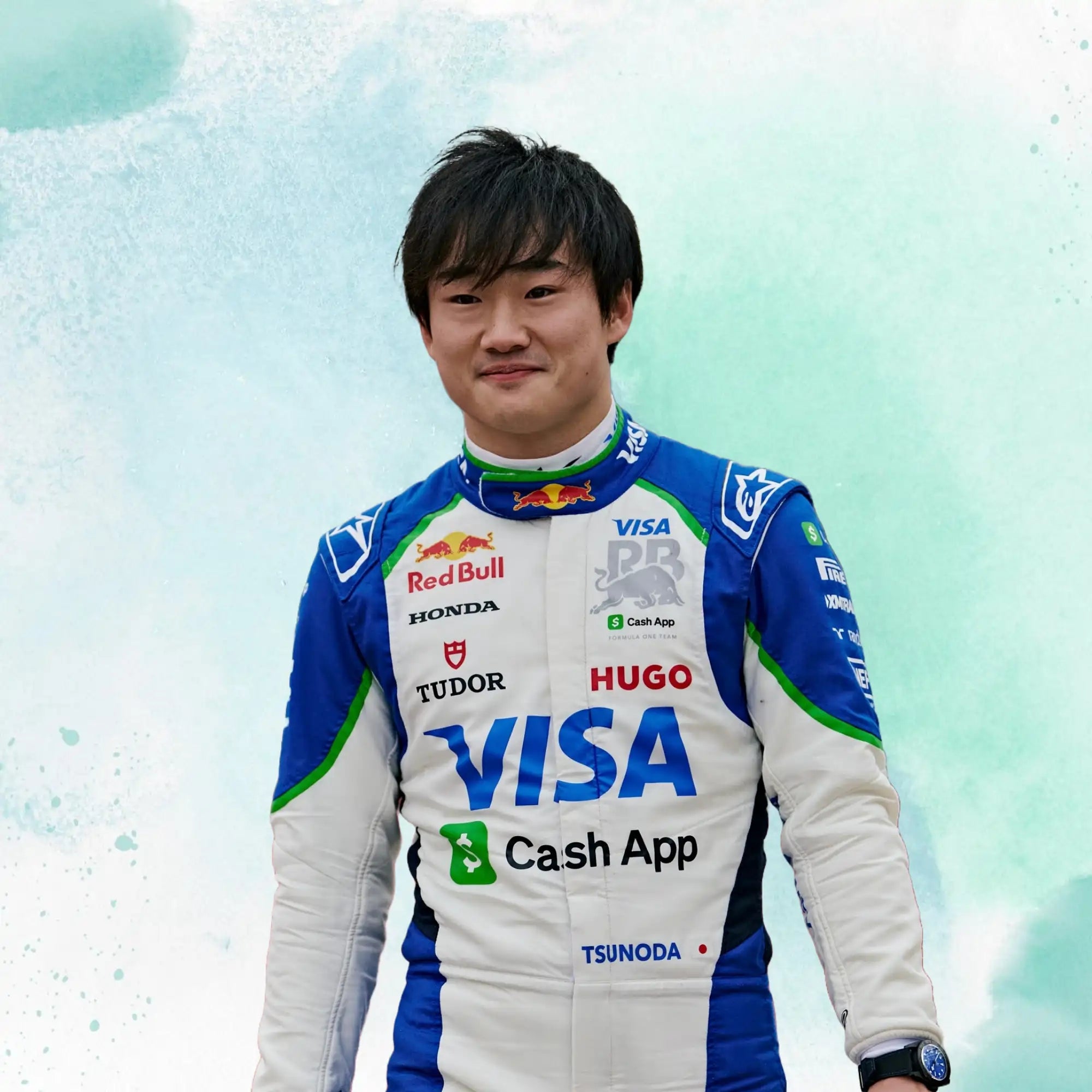 2025 Yuki Tsunoda Formula One Team Visa Cash App RB Replica Racing Suit - view 3