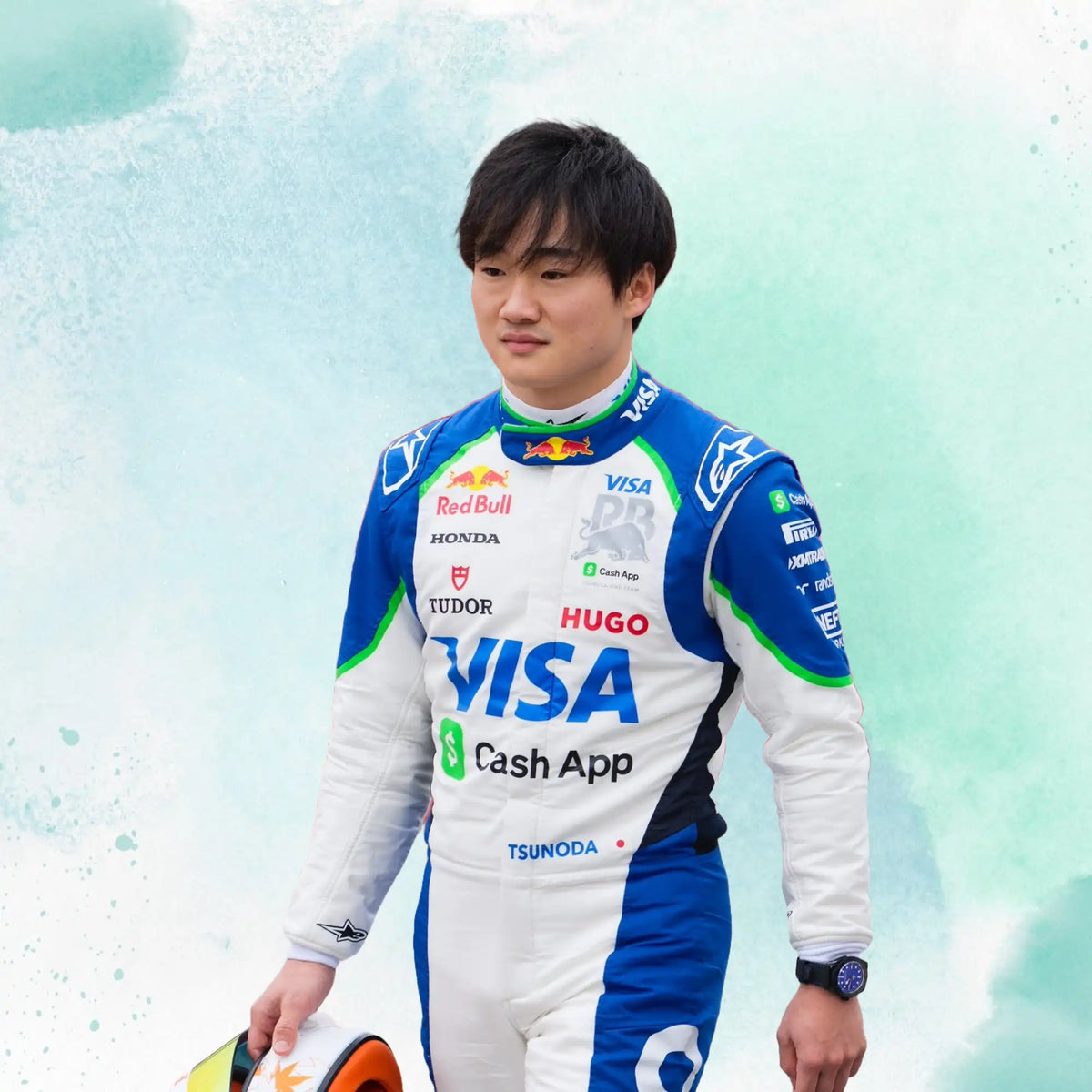 2025 Yuki Tsunoda Formula One Team Visa Cash App RB Replica Racing Suit - view 5