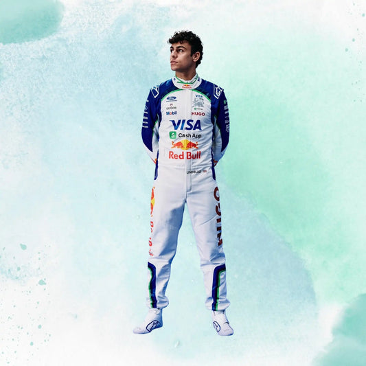 2026 Arvid Lindblad Racing Bulls F1 Team Visa Cash App RB Formula One Team Replica Racing Suit - view 2
