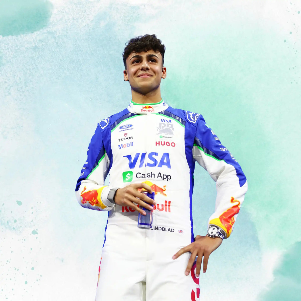 2026 Arvid Lindblad Racing Bulls F1 Team Visa Cash App RB Formula One Team Replica Racing Suit - view 5