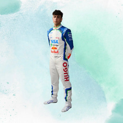 2026 Arvid Lindblad Racing Bulls F1 Team Visa Cash App RB Formula One Team Replica Racing Suit - view 7