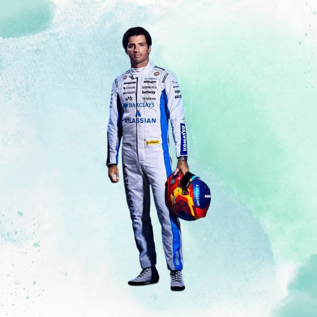 2026 Carlos Sainz F1 Team Williams Racing Formula One Replica Racing Suit - view 1