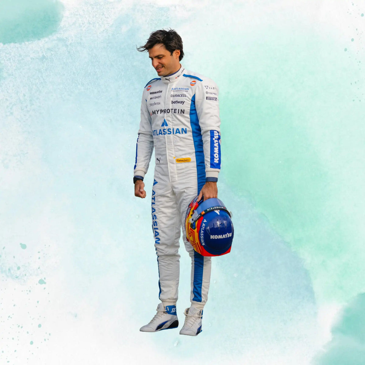 2026 Carlos Sainz F1 Team Williams Racing Formula One Replica Racing Suit - view 2