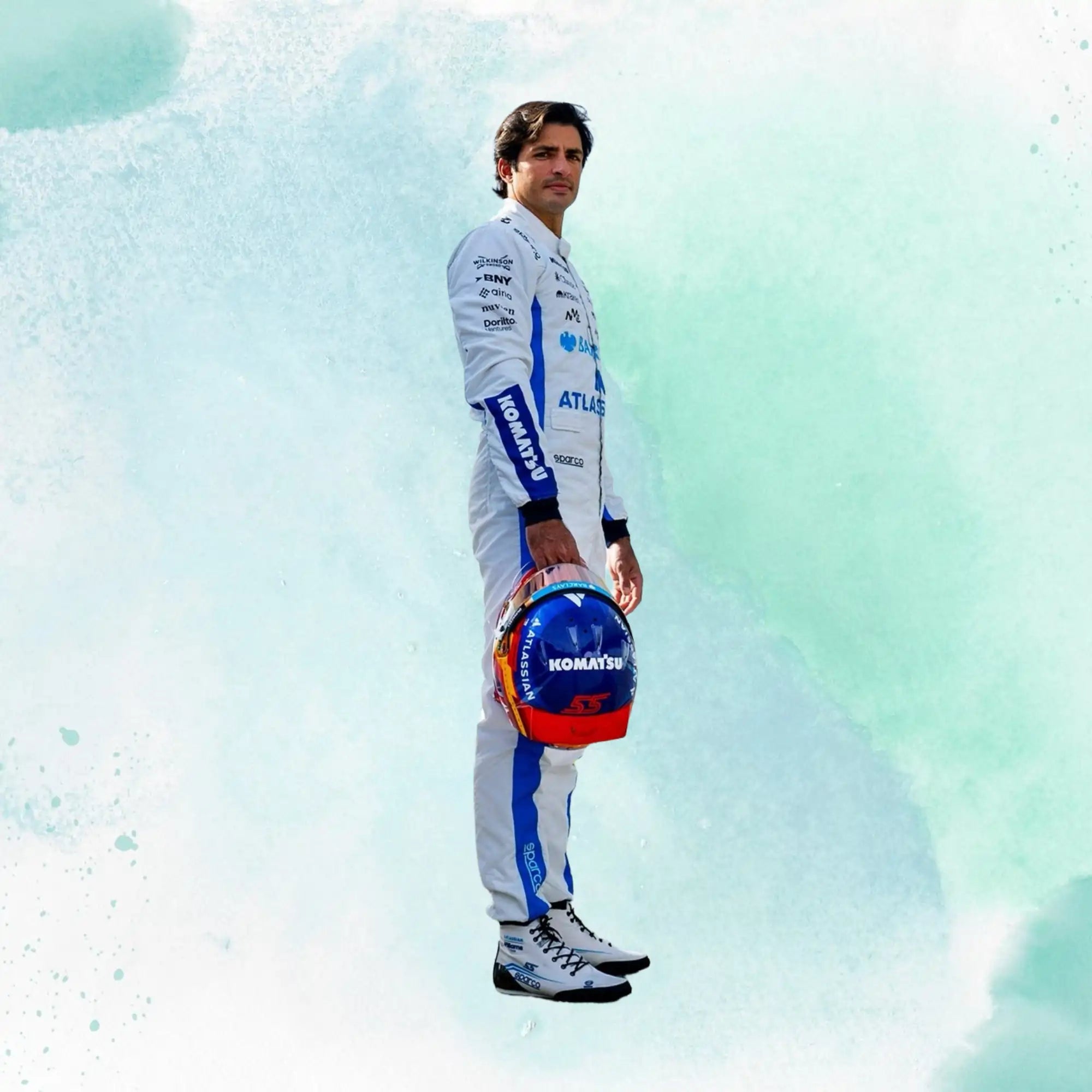 2026 Carlos Sainz F1 Team Williams Racing Formula One Replica Racing Suit - view 3