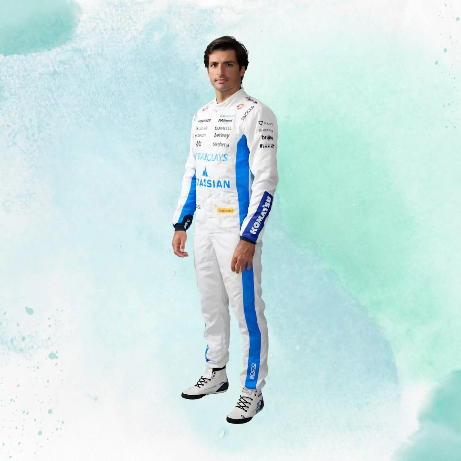2026 Carlos Sainz F1 Team Williams Racing Formula One Replica Racing Suit - view 4