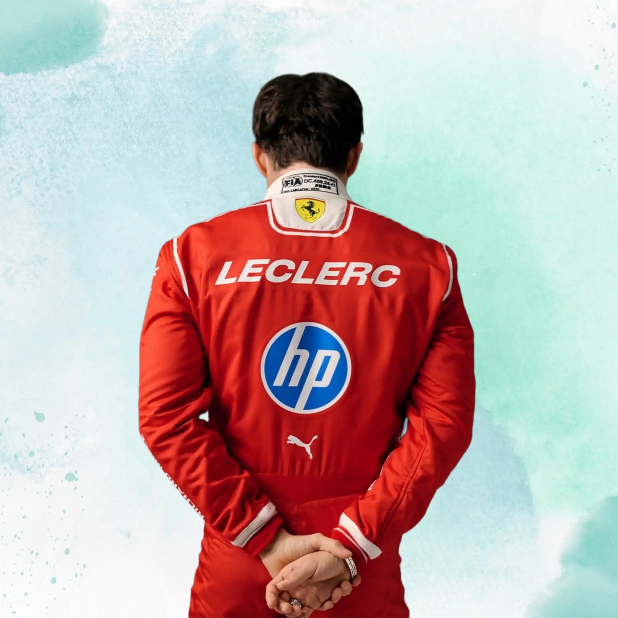 2026 Charles Leclerc Formula One Scuderia Ferrari HP F1 Team Replica Racing Suit - view 3