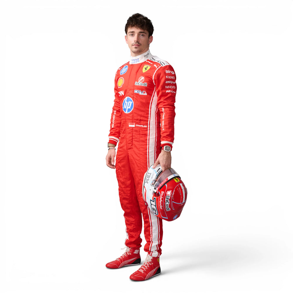Charles Leclerc 2026 F1 Inspired Race Suit — Ferrari Livery Replica | Speed Racewear