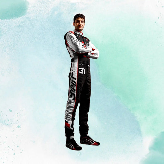 2026 Esteban Ocon & Oliver Bearman MoneyGram Haas F1 Team Replica Racing Suit - view 2