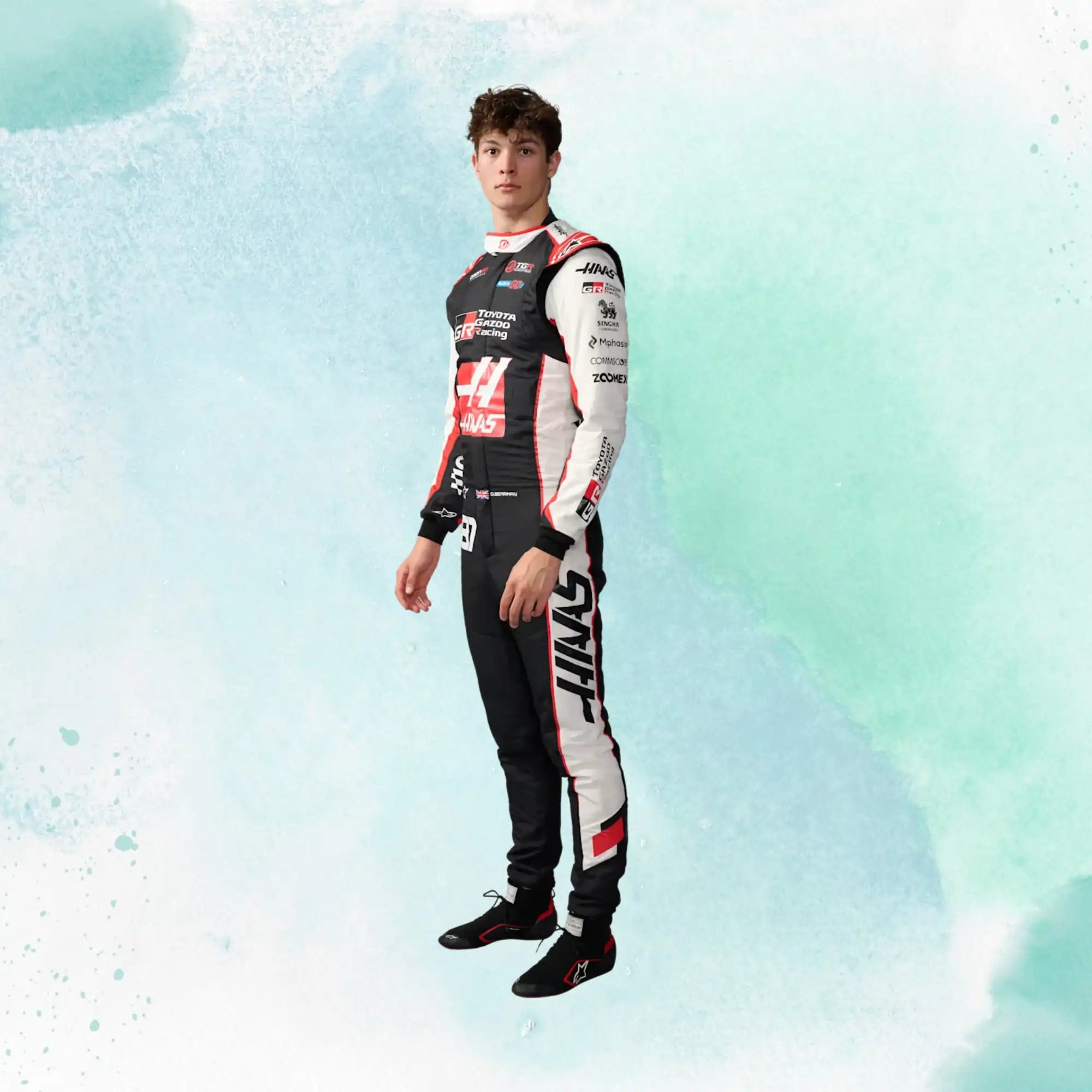 2026 Esteban Ocon & Oliver Bearman MoneyGram Haas F1 Team Replica Racing Suit - view 4