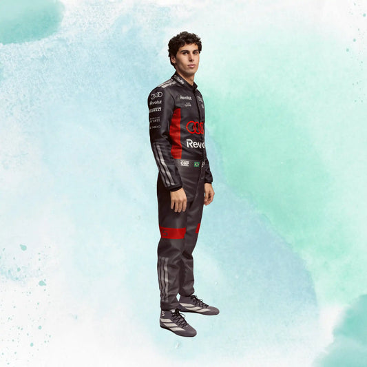 2026 Gabriel Bortoleto Formula One Audi Revolut F1 Team Replica Racing Suit - view 2