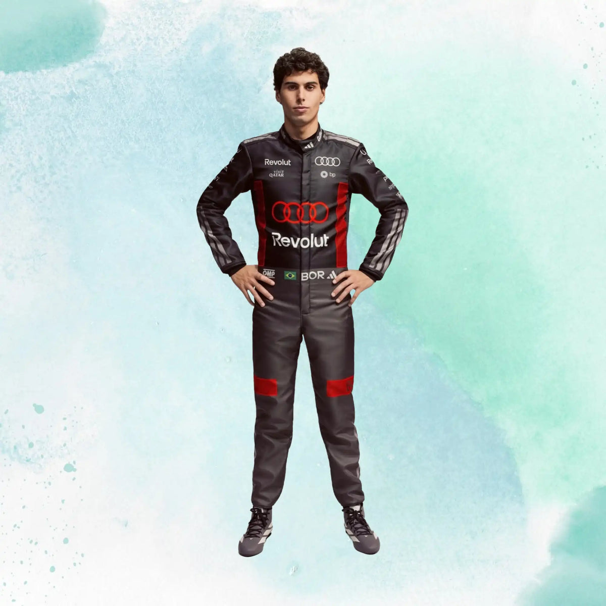 2026 Gabriel Bortoleto Formula One Audi Revolut F1 Team Replica Racing Suit - view 3