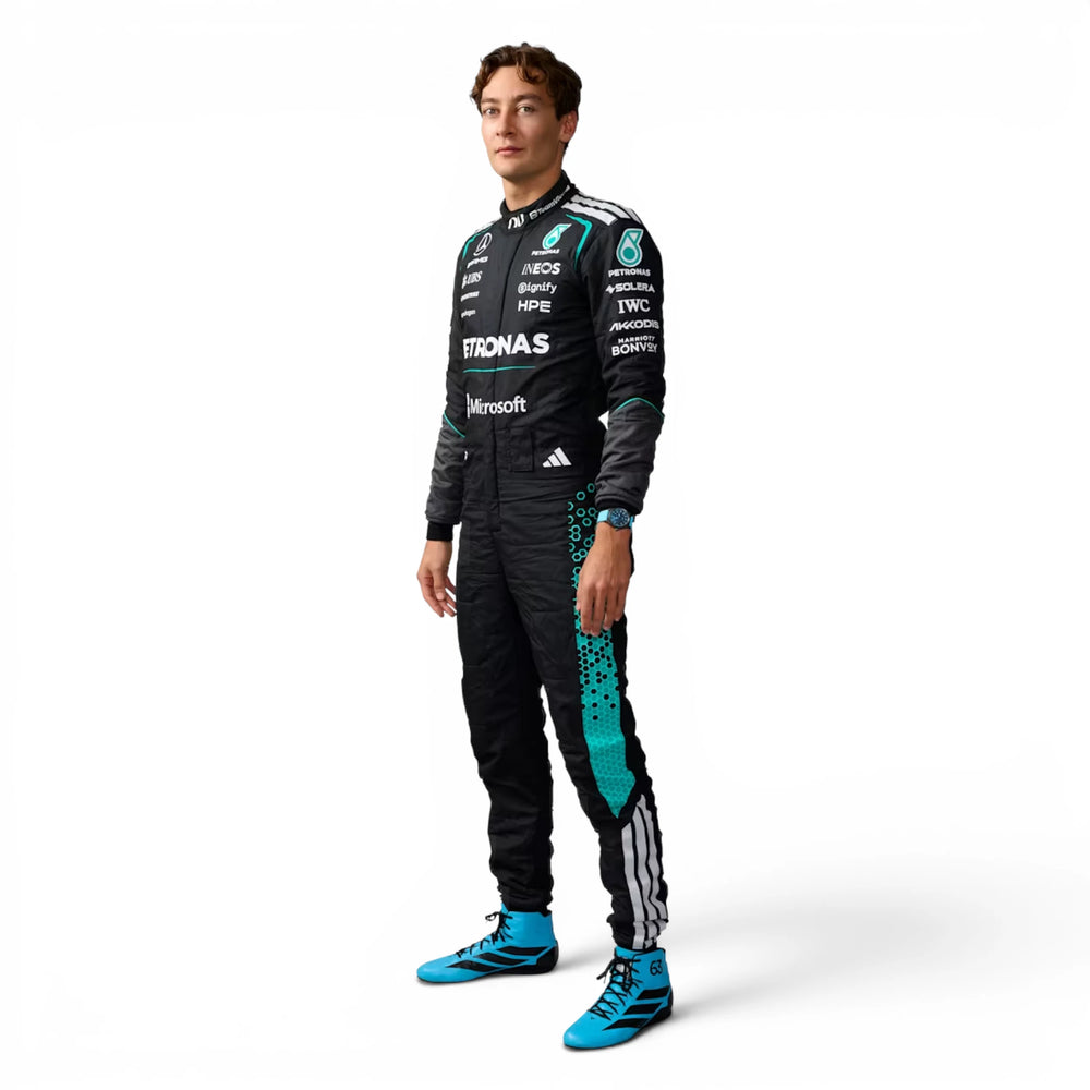 George Russell 2026 F1 Inspired Race Suit — Mercedes Livery Replica | Speed Racewear