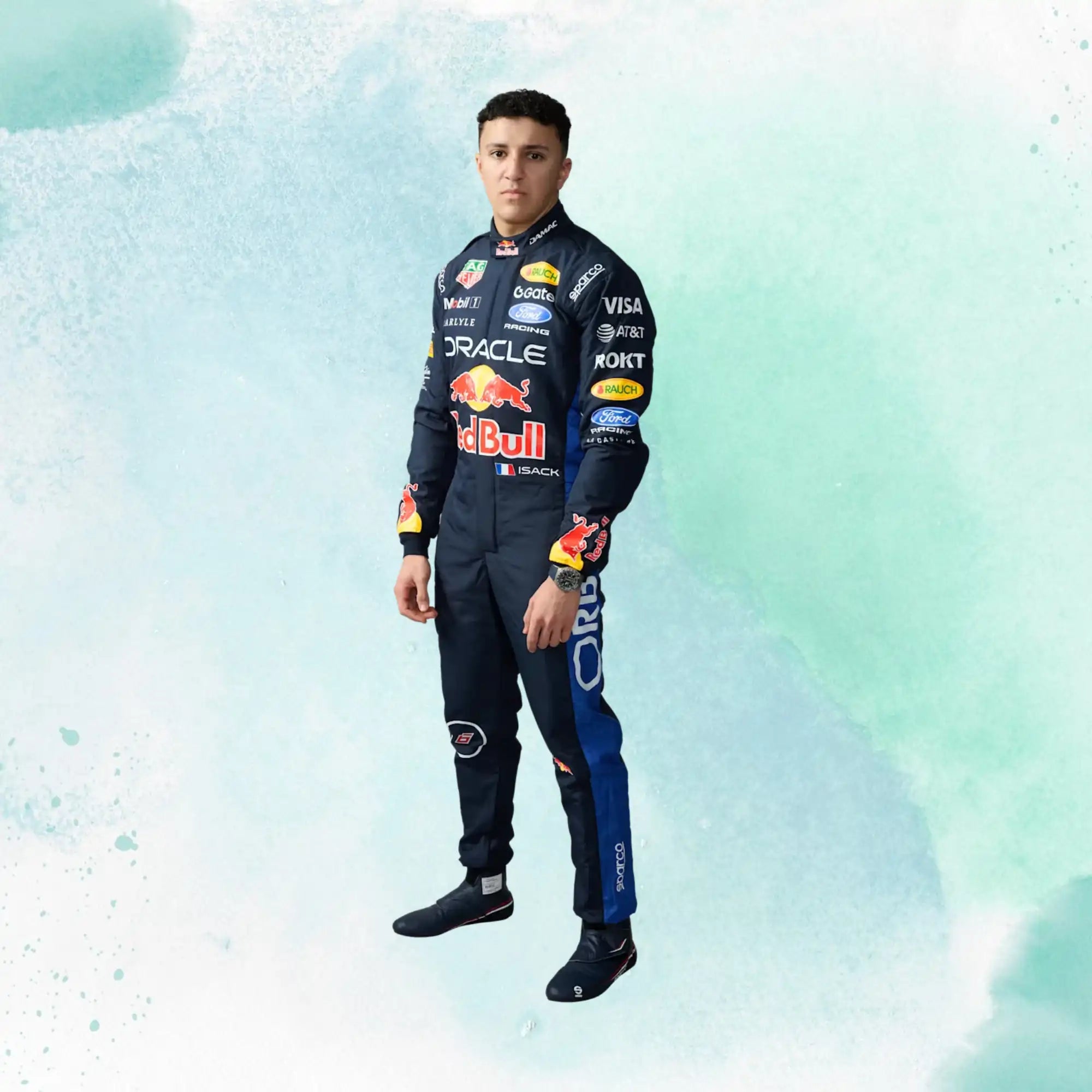 2026 Isack Hadjar Formula One Red Bull F1 Team Replica Race Suit - view 1