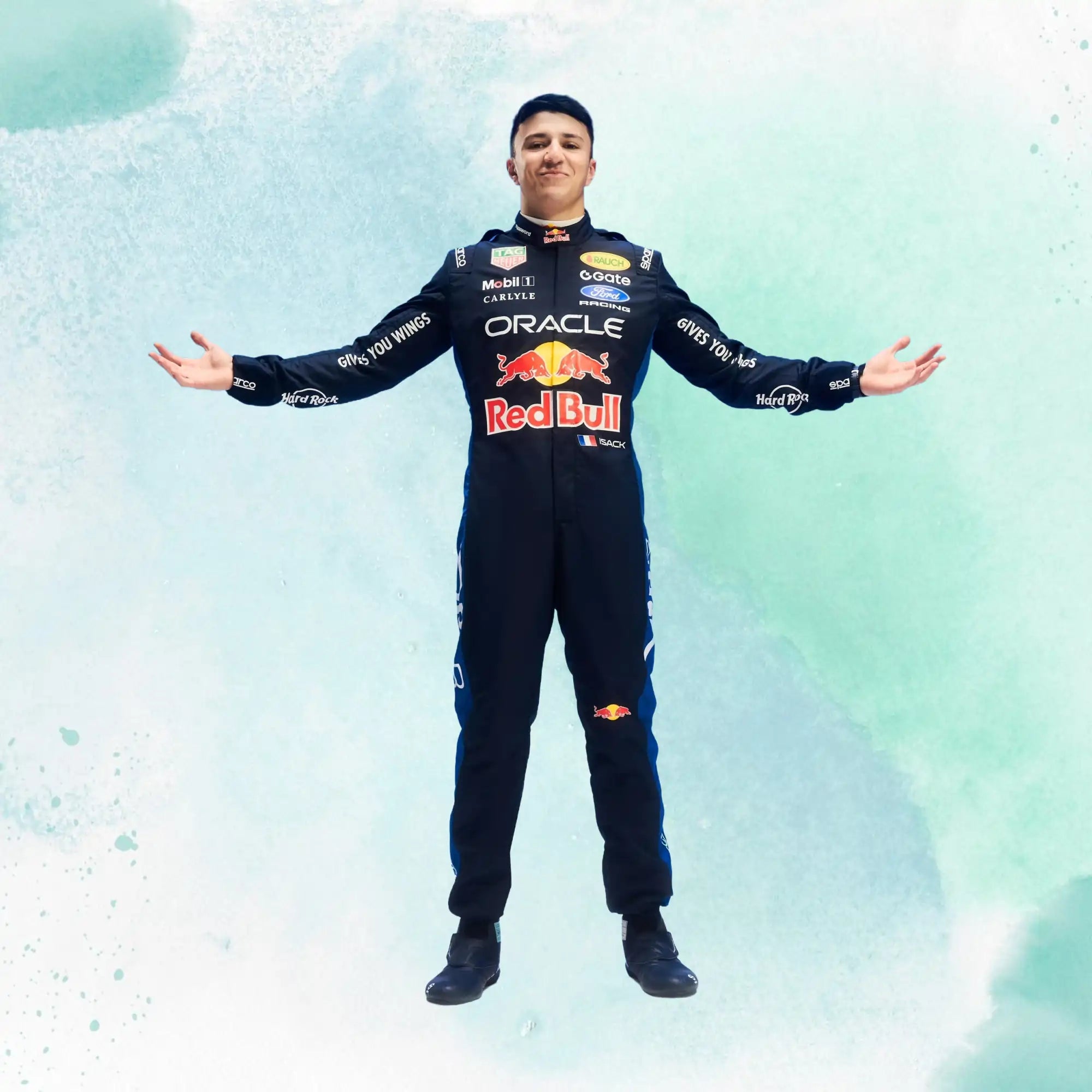 2026 Isack Hadjar Formula One Red Bull F1 Team Replica Race Suit - view 6